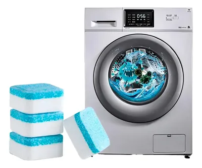 12x Capsulas Efervescentes Limpieza Lavadora