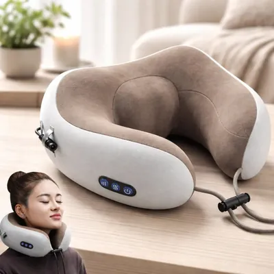 Almohada Masajeador De Cuello Eléctrico Recargable