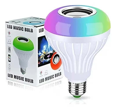 Ampolleta Parlante Bluetooth E27 Led Control