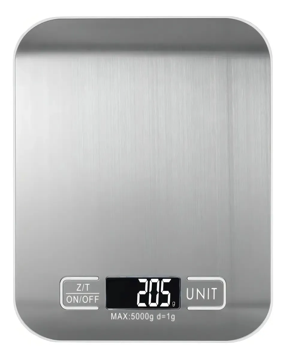 Balanza Electrónica De Acero Inoxidable de 5 Kg-0,1g