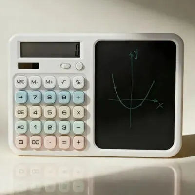 Calculadora Digital Inteligente de 12 Dígitos con Pizarra Electrónica