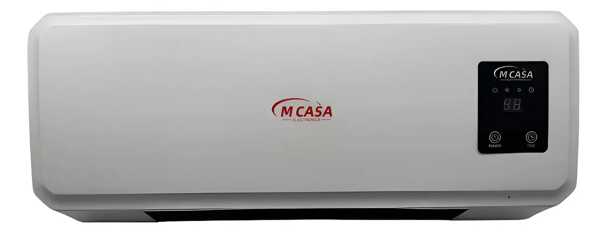 Calentador Calefactor Ventilador Eléctrico de Pared Blanco