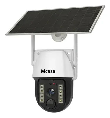 Cámara de Seguridad Inteligente Solar MCASA PTZ V380 Pro