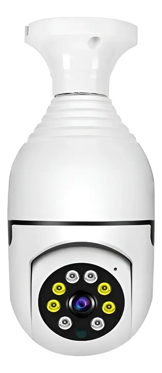 Cámara de Seguridad Tipo Ampolleta 360° con Soquete E-27