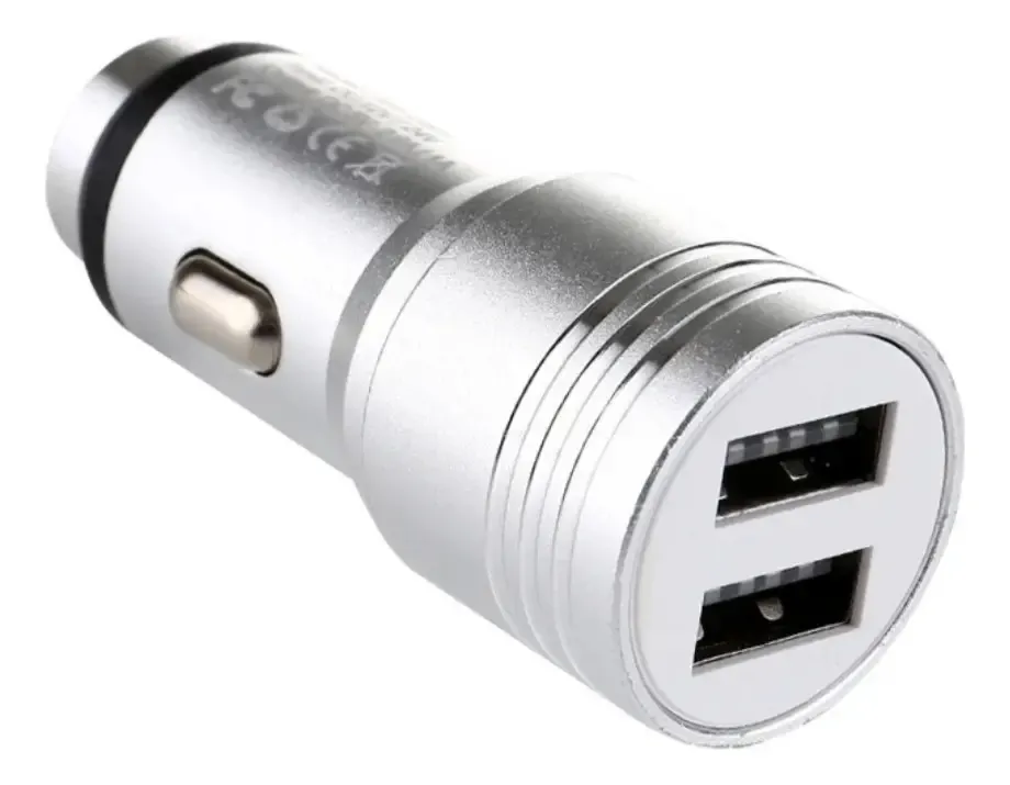 Cargador de Auto 3.1 Amp. 2 Entradas