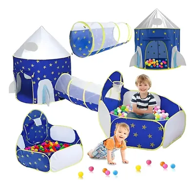 Carpa Castillo Túnel Plegable Infantil