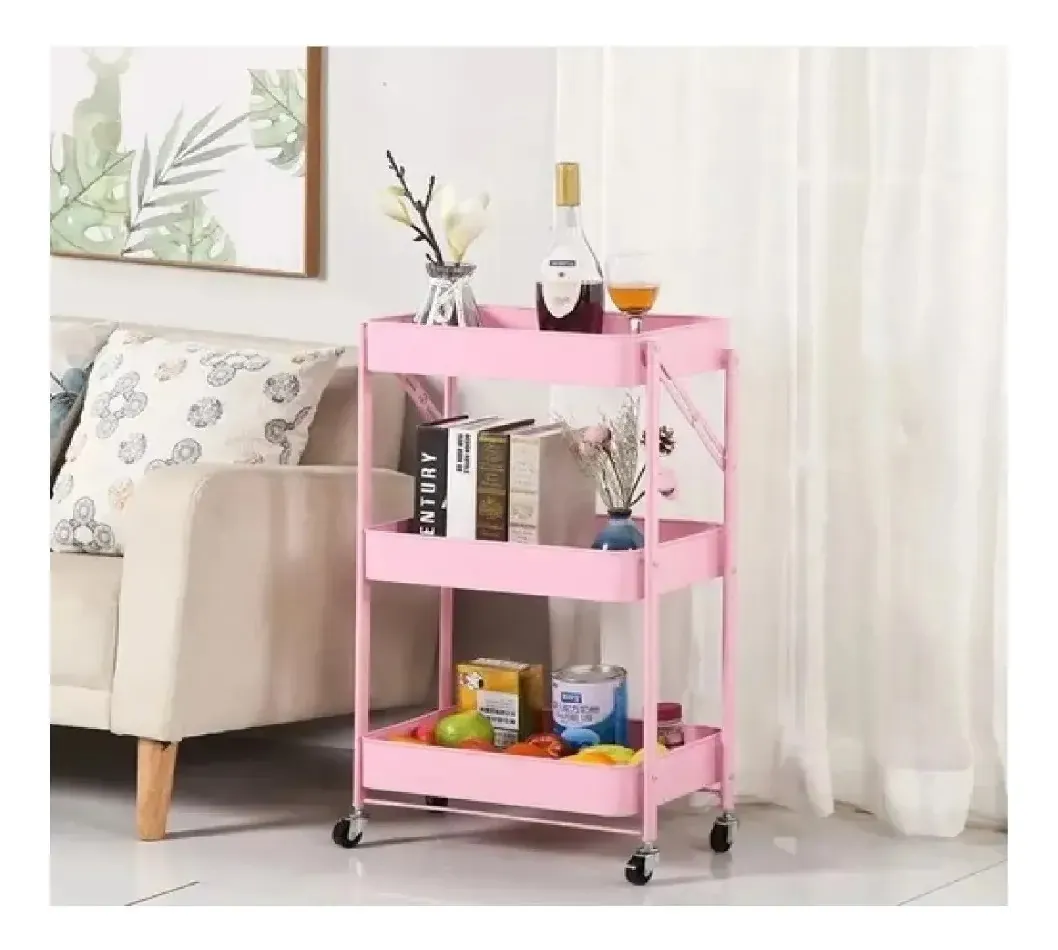 Carrito Organizador Con 3 Niveles Y Ruedas | ST-8079 - OFERTA🥇