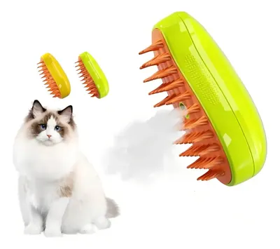 Cepillo Automático Para Gatos A Vapor 3 En 1