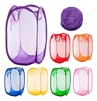Cesto de Ropa Plegable Tipo Malla