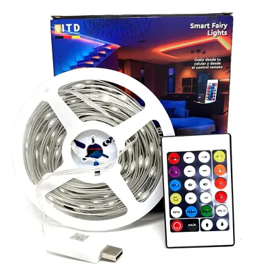 Cinta LED 5 Metros RGB con Control