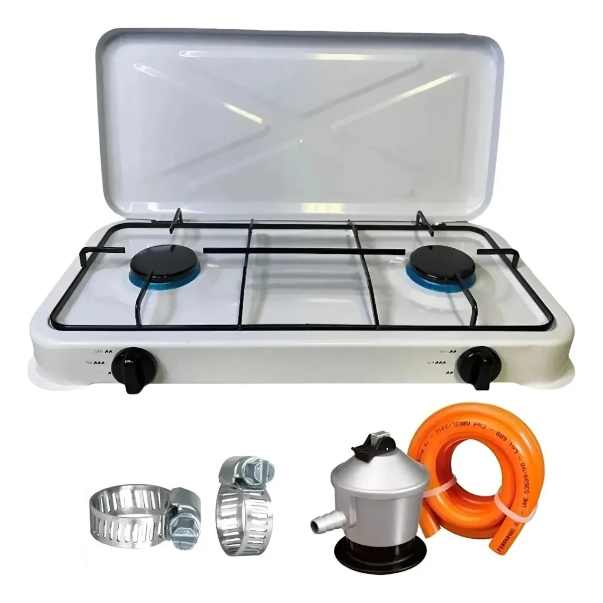 Cocina A Gas Encimera 2 Quemadores