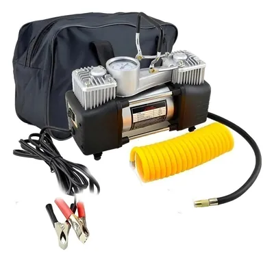 Compresor De Aire Doble Piston Para Auto 12v