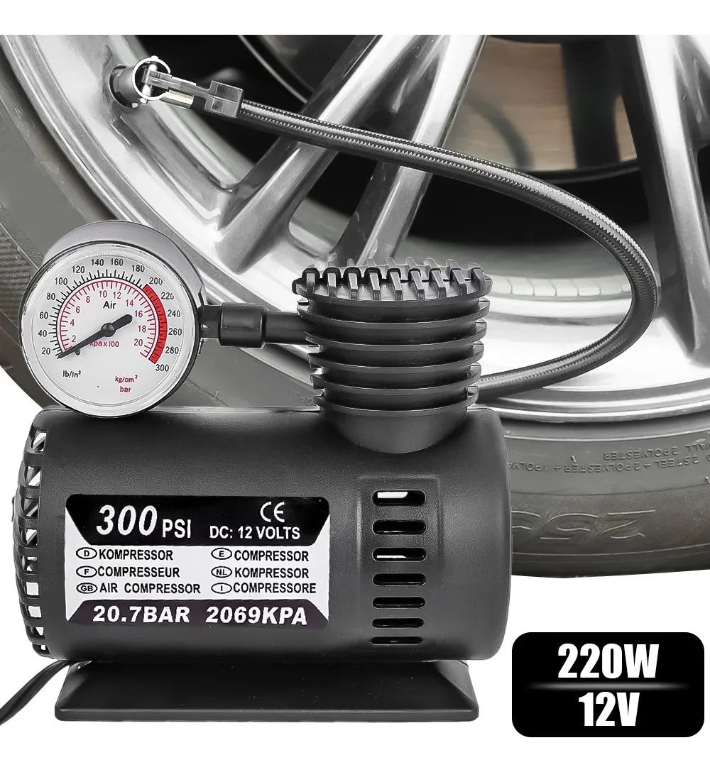 Compresor de Aire para Vehículos 12v.