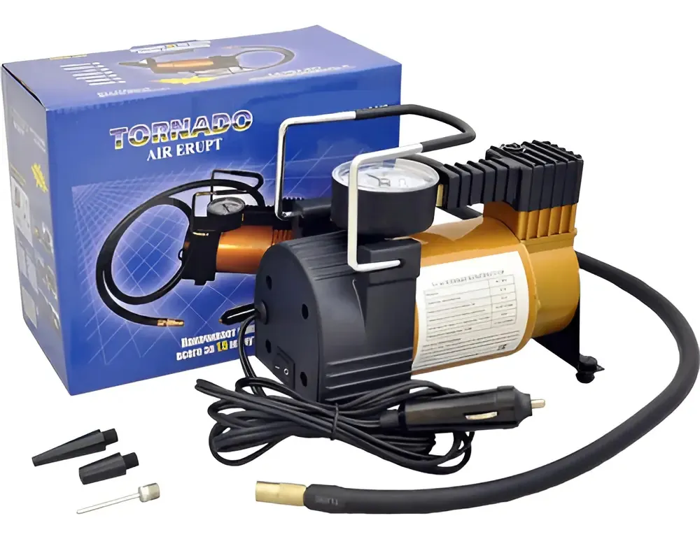 Compresor de Aire Portátil 12V. Análogo Multiuso Cod. 972