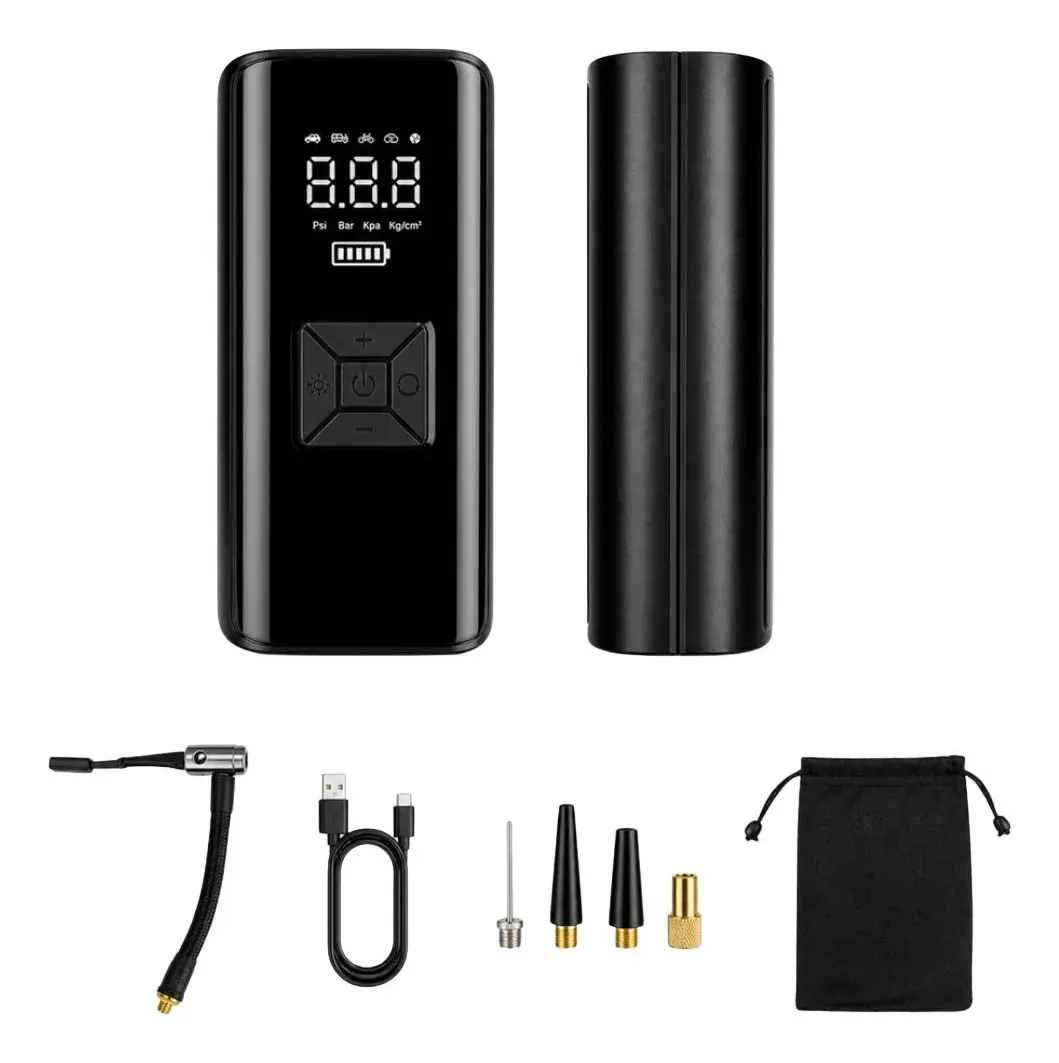 Compresor de Aire Portátil Recargable USB-C Digital