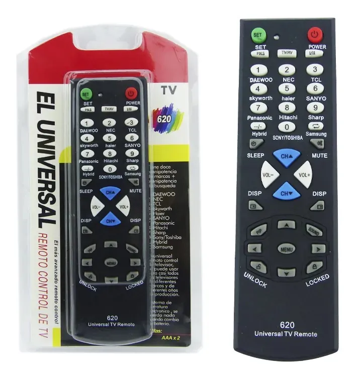Control Remoto Universal Alternativo TV Modelo 620