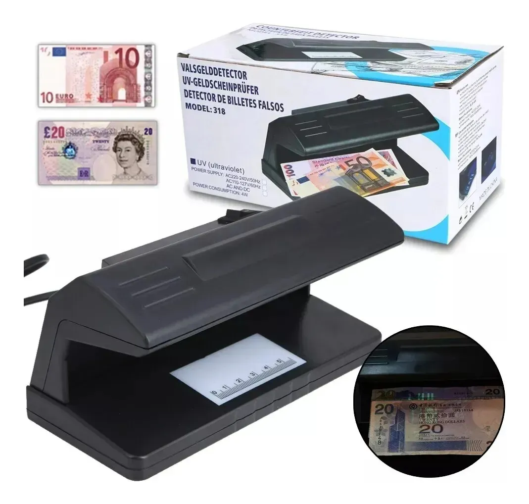 Detector De Billetes Falsos Luz Ultravioleta