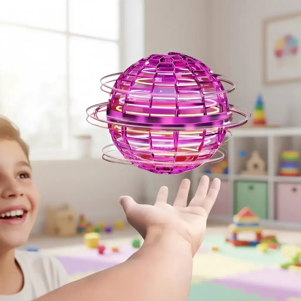 Esfera Voladora Con Luces Led Sensor