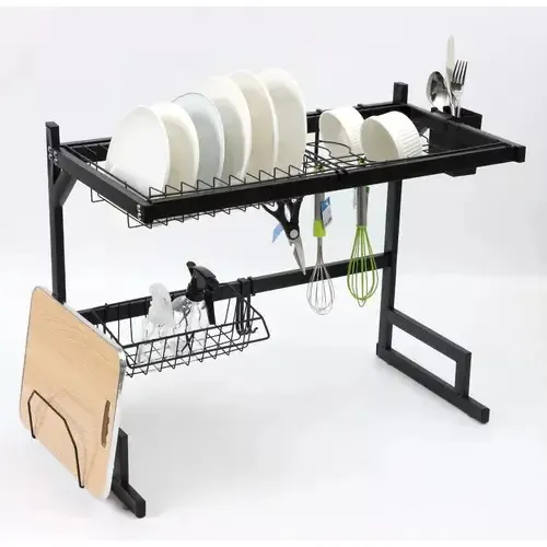 Estante Secador De Platos 65 Cm 2 Niveles