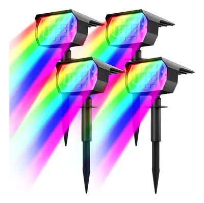 Foco Farol Solar Decorativo RGB + Control
