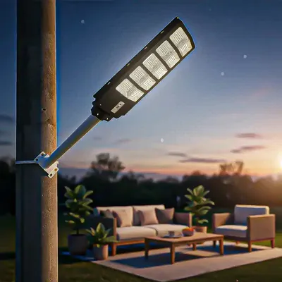 Foco Solar 500w Para Exterior + Soporte