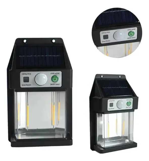 Foco Solar Vintage 2 Led para Exterior