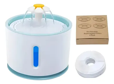 Fuente De Agua Eléctrica Para Gatos Y Perros Con Filtro