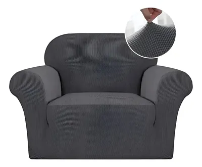 Funda Cubre Sofá Protectora Premium Cuadrille 1 CUERPO NEGRO | C88756-6