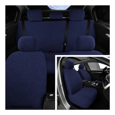 Funda de Auto con Accesorios Azul Texturizado