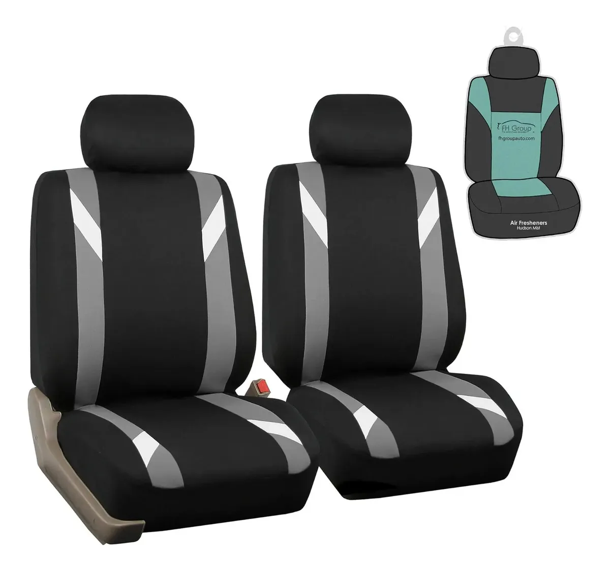 Funda Premium para Asiento de Auto Negro con Gris FAPA-NG
