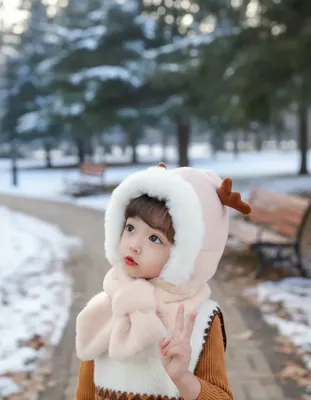 Gorro De Invierno Infantil Reno