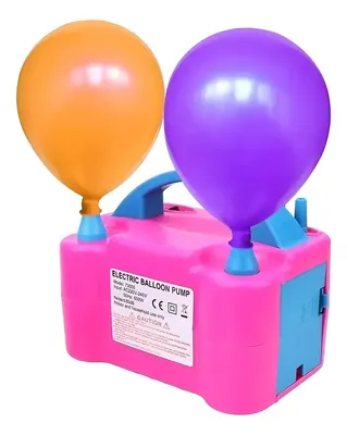 Inflador De Globos Eléctrico 2 Inyectores