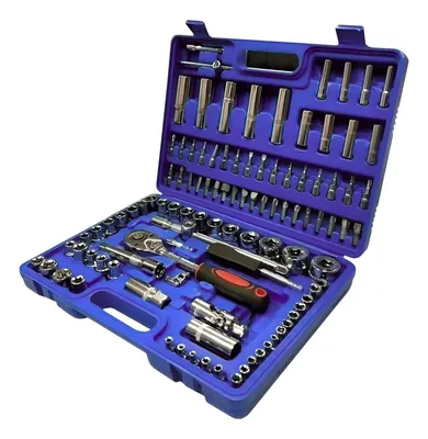 Juego De Herramientas Mecanica Dados 108 Pcs Caja Verde