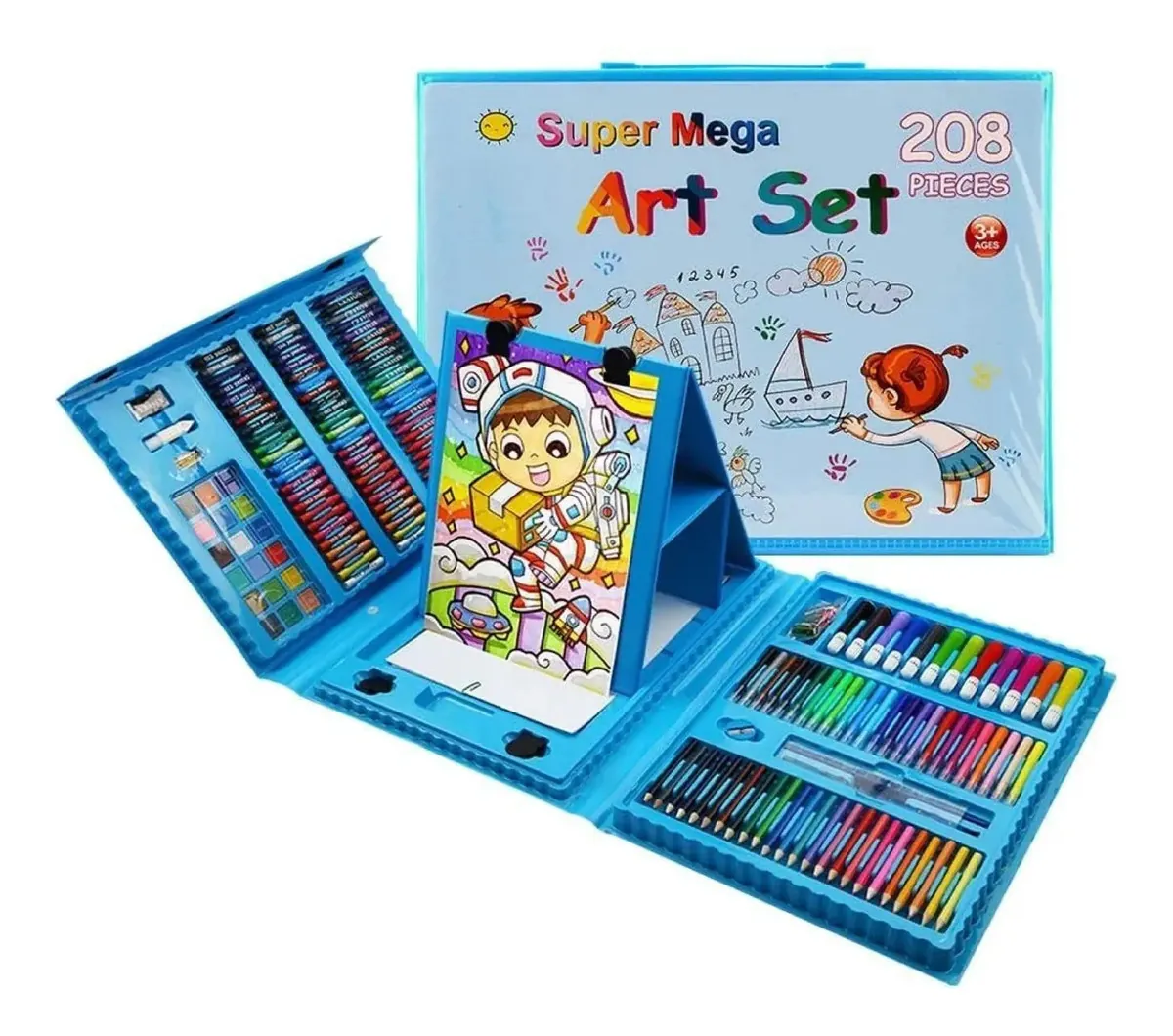 Juego De Pinturas Artísticas Para Niños 208 Pcs