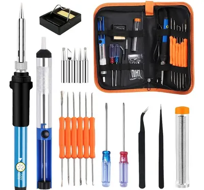 Kit Cautín Soldador, Temperatura Regulable | NDK-9136
