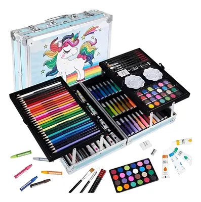 Kit De Dibujo 145 Piezas Doble Piso