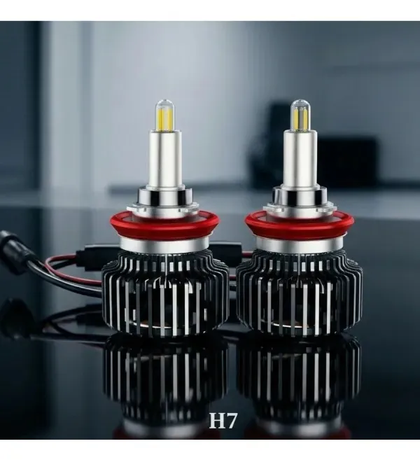 Kit de Luces Led H7 Modelo X10 800W 60000LM Super Ligth
