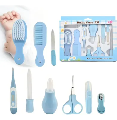 Kit Maleta 13 Pcs Para Cuidado De Bebés