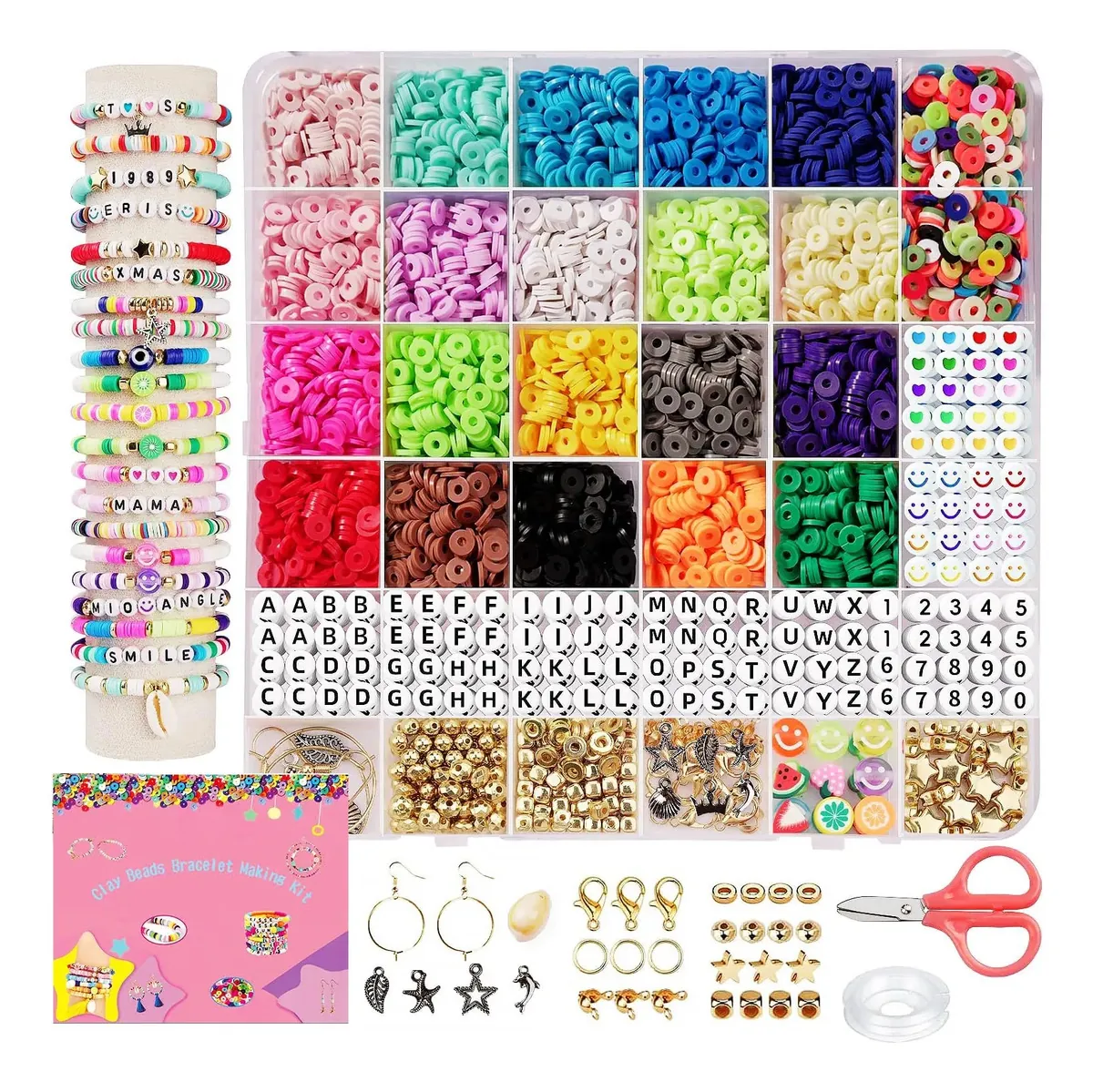 Kit Para Hacer Pulseras 8 En 1 (5000 + PCS)