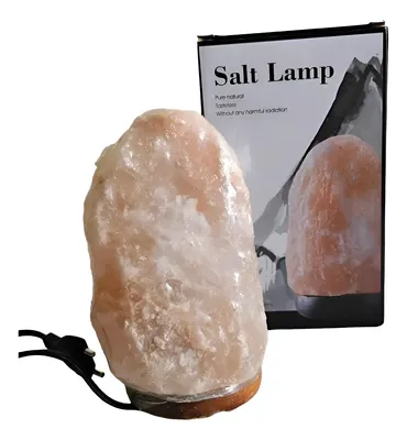 Lampara De Sal Del Himalaya Piedra De 1 A 2 Kg