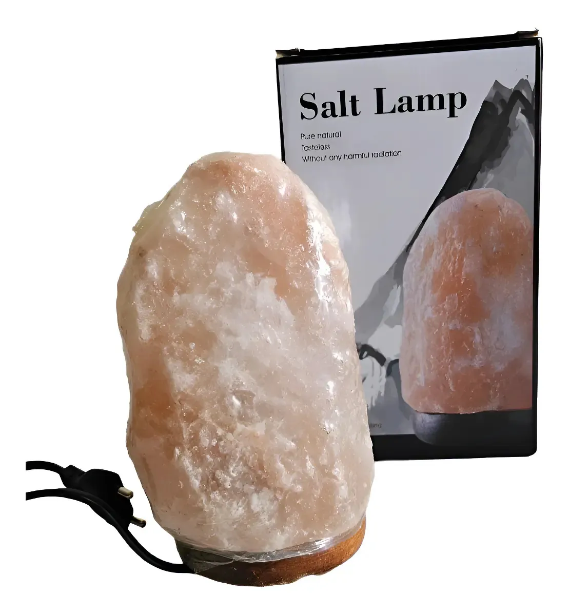 Lampara De Sal Del Himalaya Piedra De 1 A 2 Kg