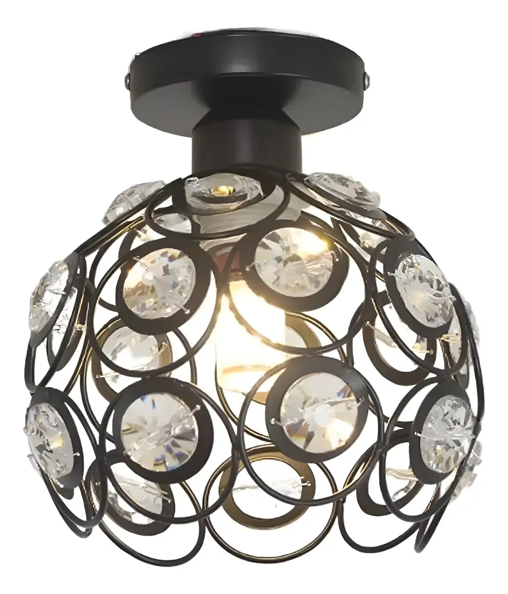 Lámpara de Techo de Cristal Elegante