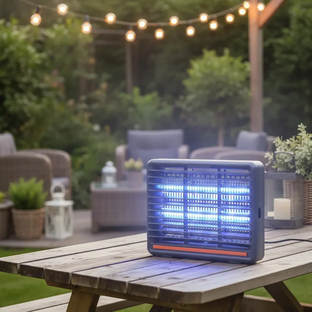 Lámpara Uv Eléctrica Mata Mosquitos 8w