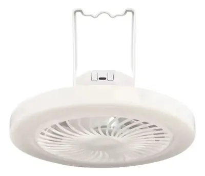 Lámpara Ventilador Recargable USB Portátil