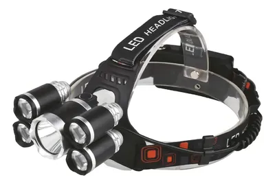 Linterna Frontal Recargable Led Incluye Luz Roja Modelo 3