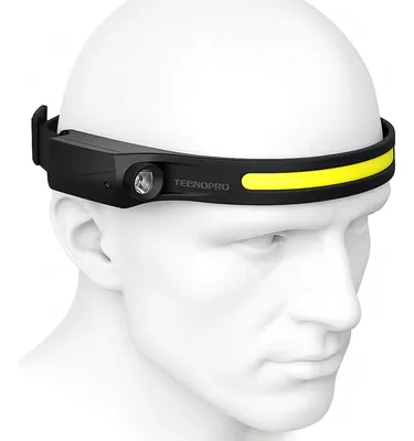 Linterna Led Cintillo Con Sensor Montado En La Cabeza