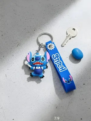 Llavero De Silicona De Disney Lilo Stitch
