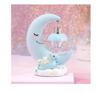 Luz Nocturna De Luna De Unicornio