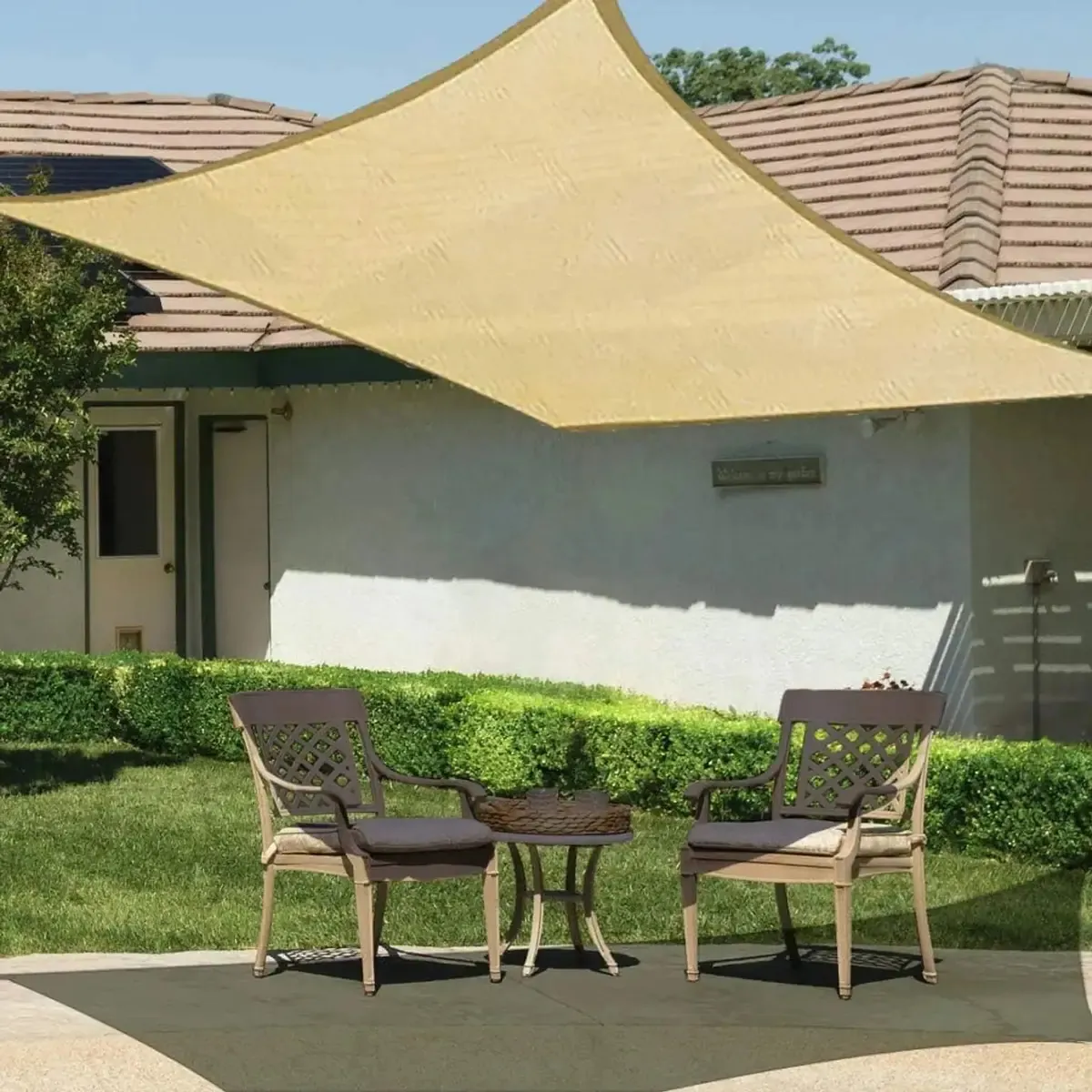 Malla Sombreadora Toldo Rectangular de 3 x 2 Metros