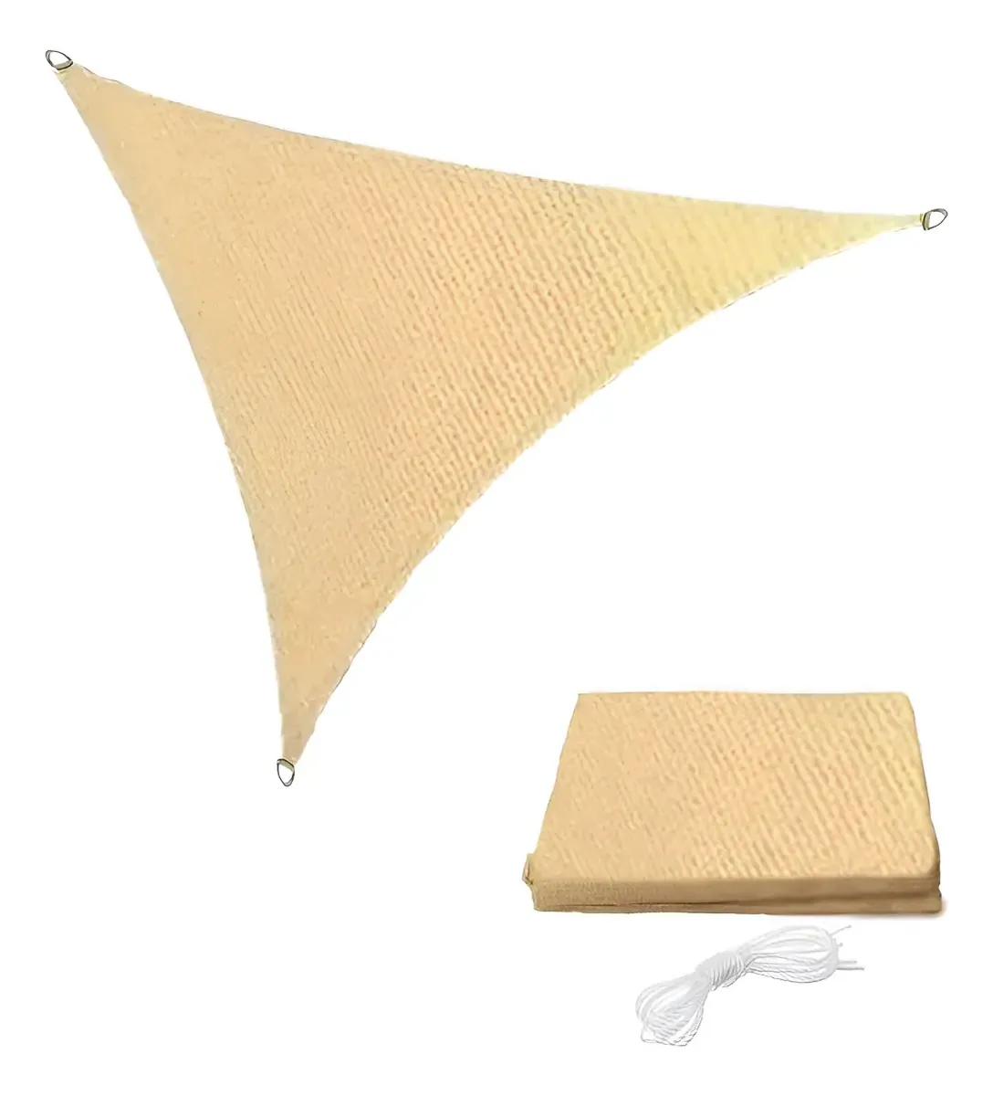 Malla Sombreadora Toldo Vela Triangular De 3,5×3,5×3,5 Mts.